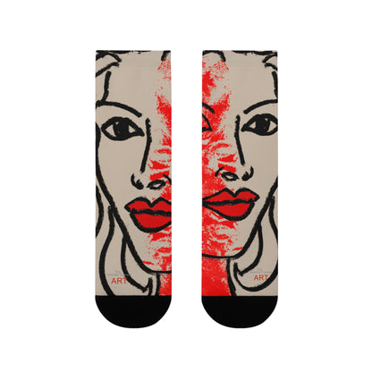 Sublimation Crew Socks (EU) - Motiv: Louisa S