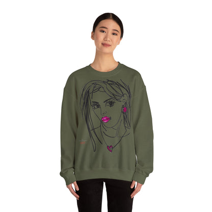 Unisex Heavy Blend™ Crewneck Sweatshirt - Motiv Front Raja