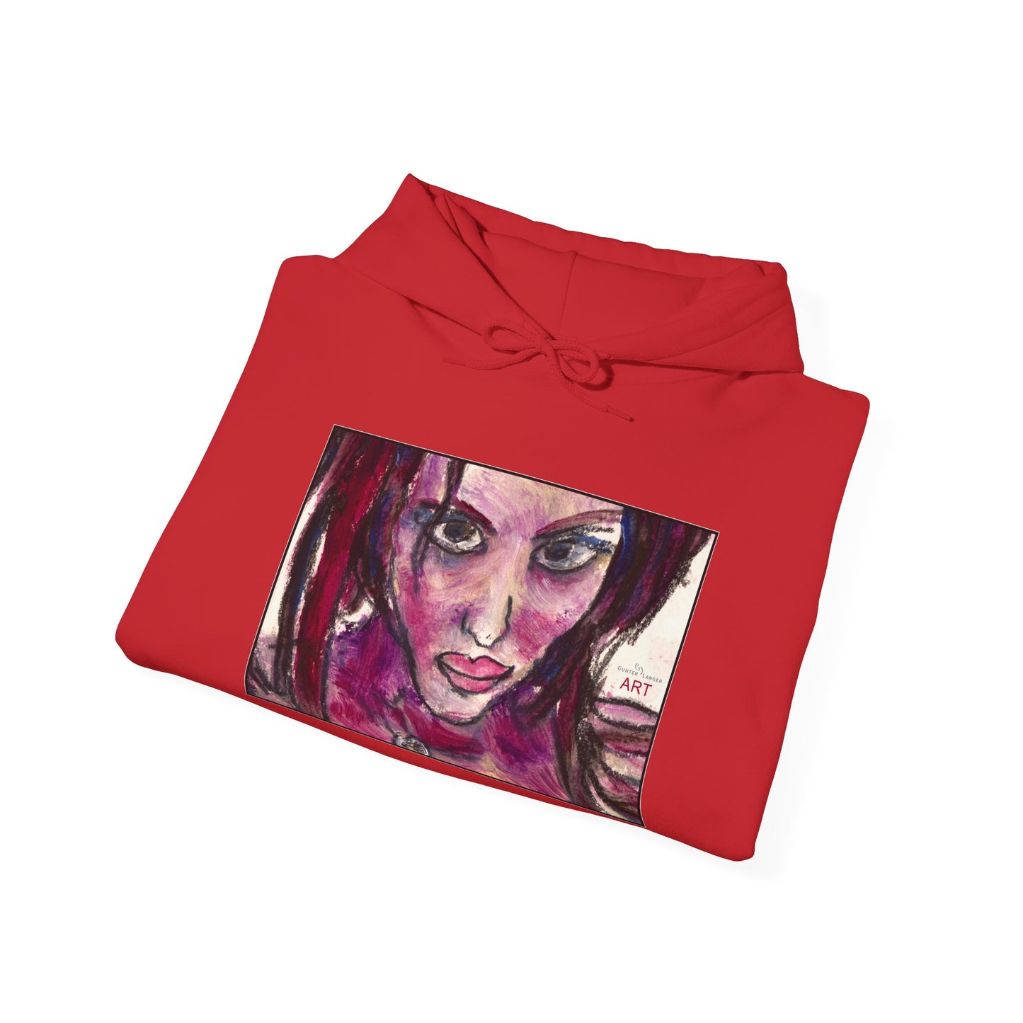 Unisex Heavy Blend™ Hooded Sweatshirt - Motiv Frontseite "Lola", H 19 cm