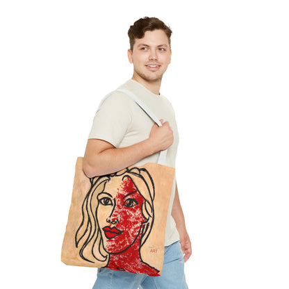 Tote Bag (AOP) - Motiv: Front Louisa ll & Rückseite Louisa ll
