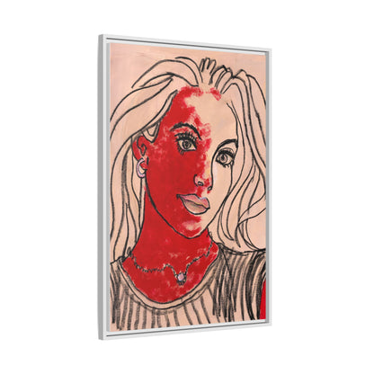 Matte Canvas, Framed (Multi-color) - Motiv: Christina, H 91,4 cm bis 152,4 cm