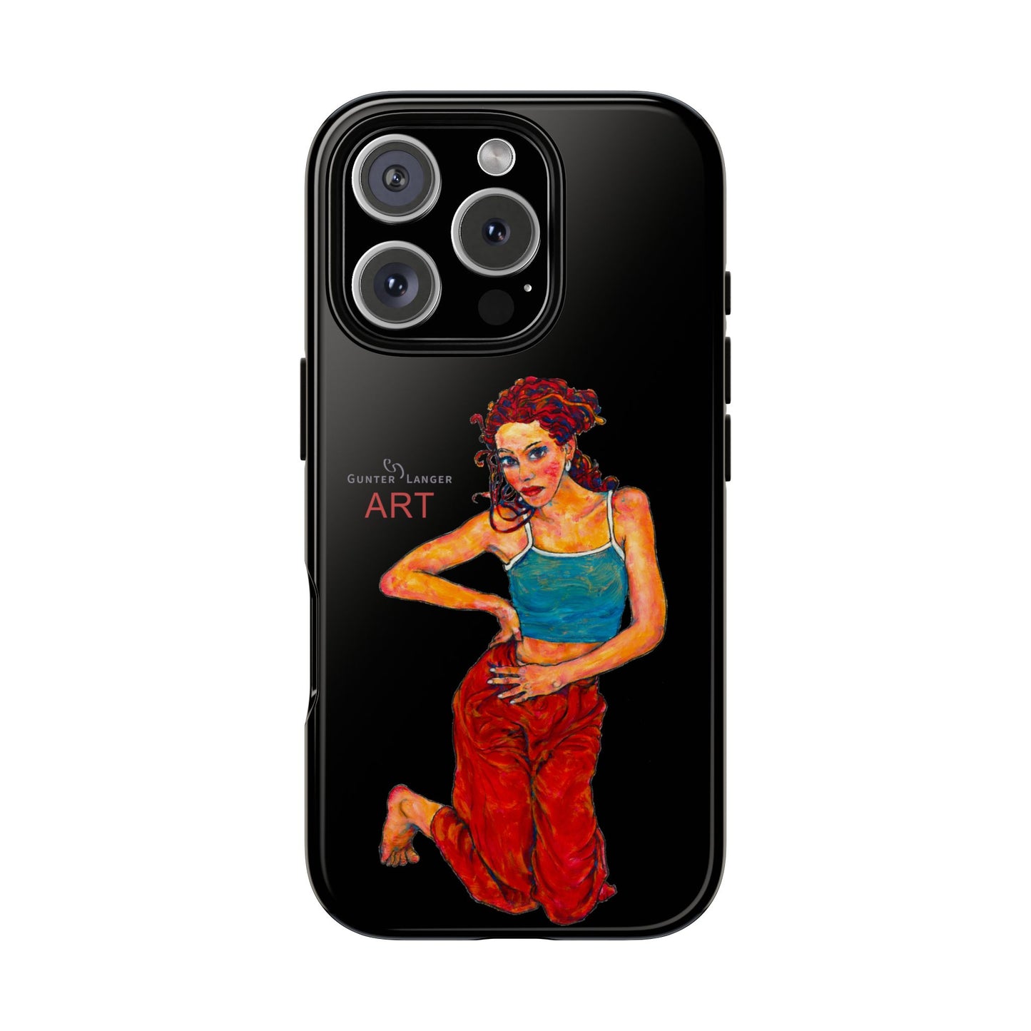 Tough Cases - iPhone - Motiv: Lea, Schwarz