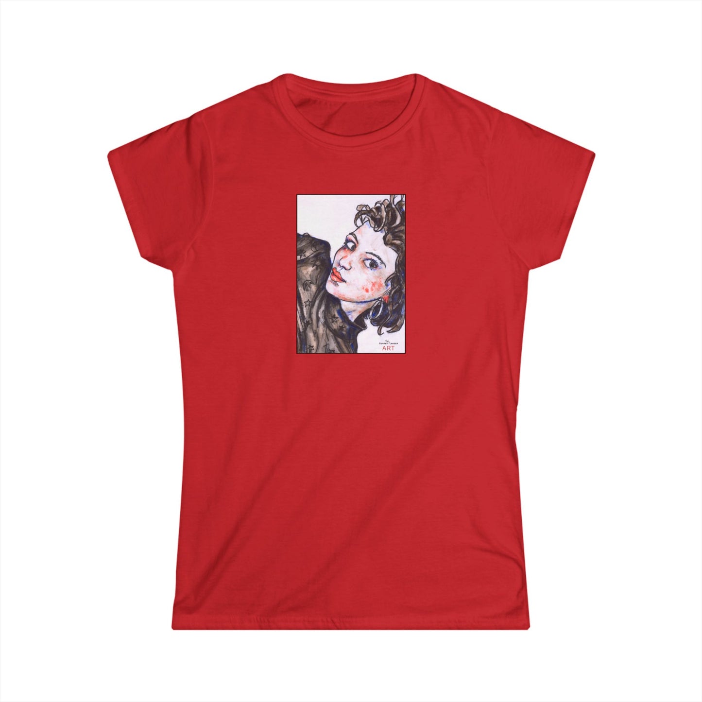 Women's Softstyle Tee - Motiv: Front Annette & Rückseite Annette