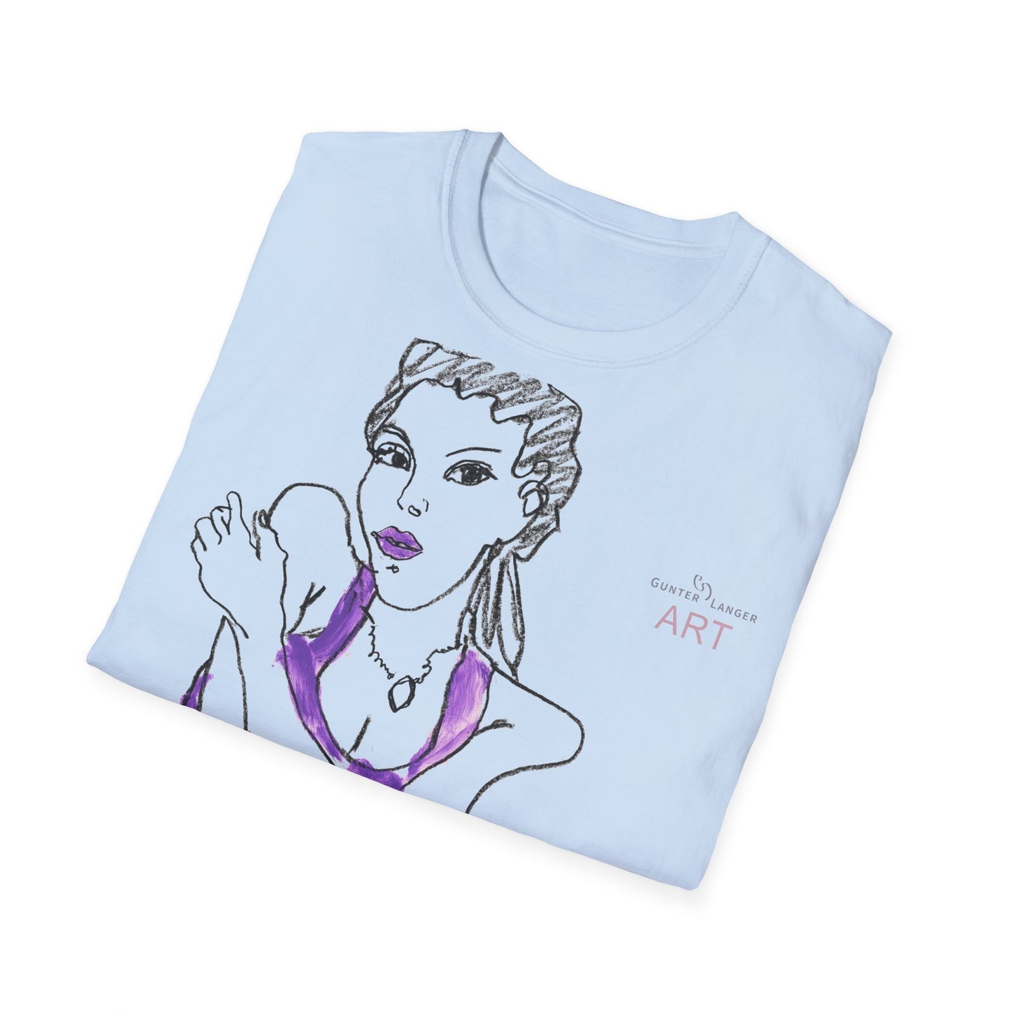 Unisex Softstyle T-Shirt - Motiv: Front "Carlotta"