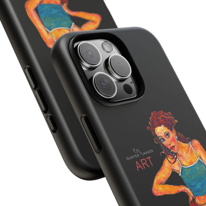 Tough Cases - iPhone - Motiv: Lea, Schwarz