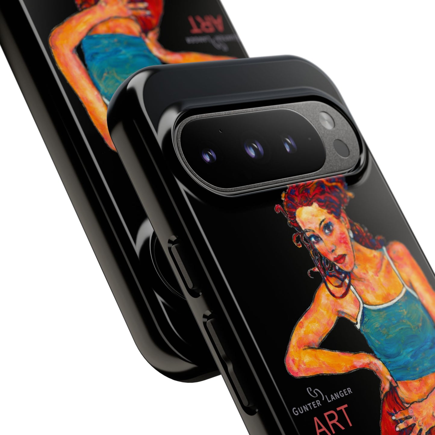 Tough Cases - Google Pixel - Samsung Galaxy - Motiv: Lea, Schwarz