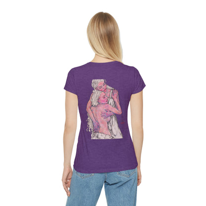 Women's Iconic T-Shirt - Motiv: Zuflucht (klein) & Zuflucht (groß)