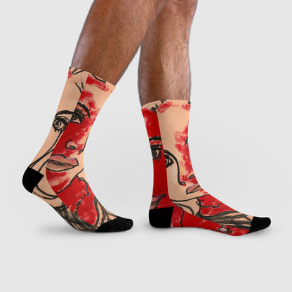 Sublimation Crew Socks (EU) - Motiv: Christina 2