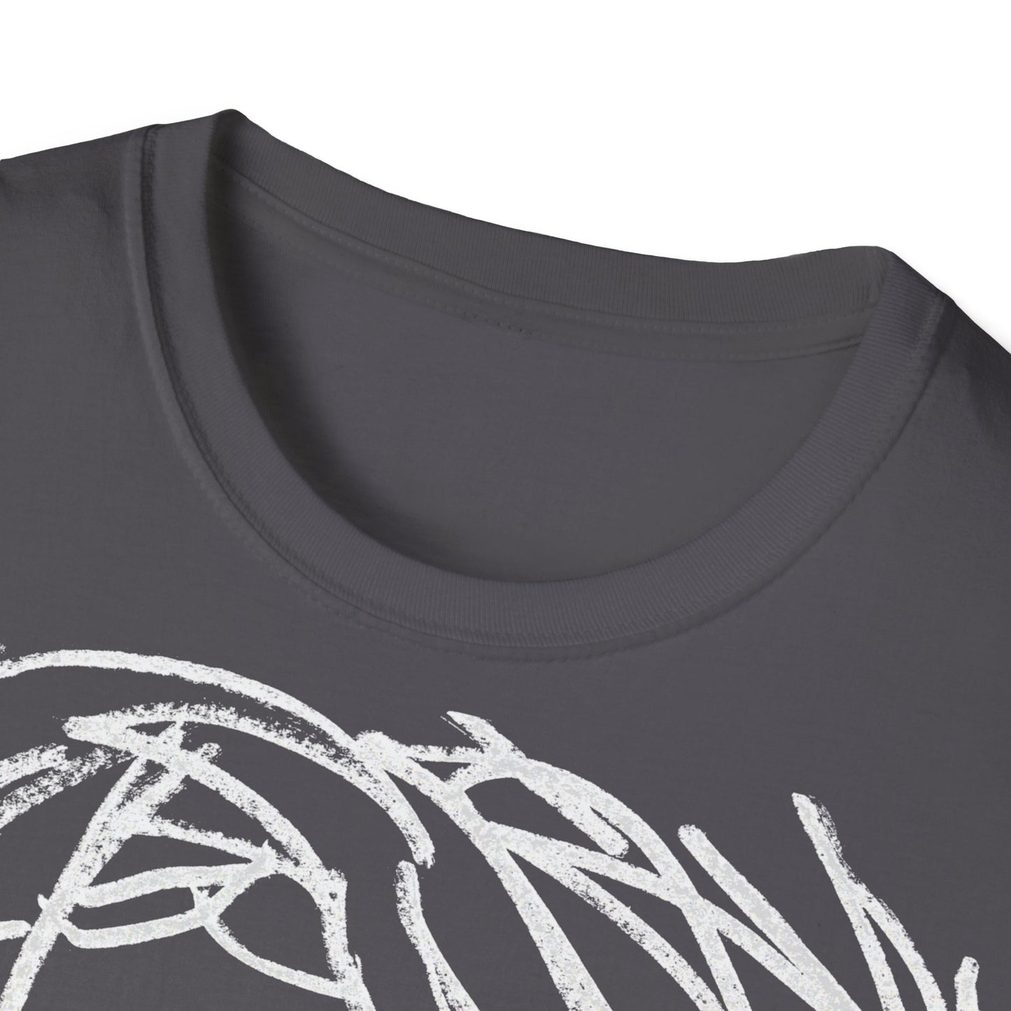 Unisex Softstyle T-Shirt - Motiv: Front Raja, H 49cm sw