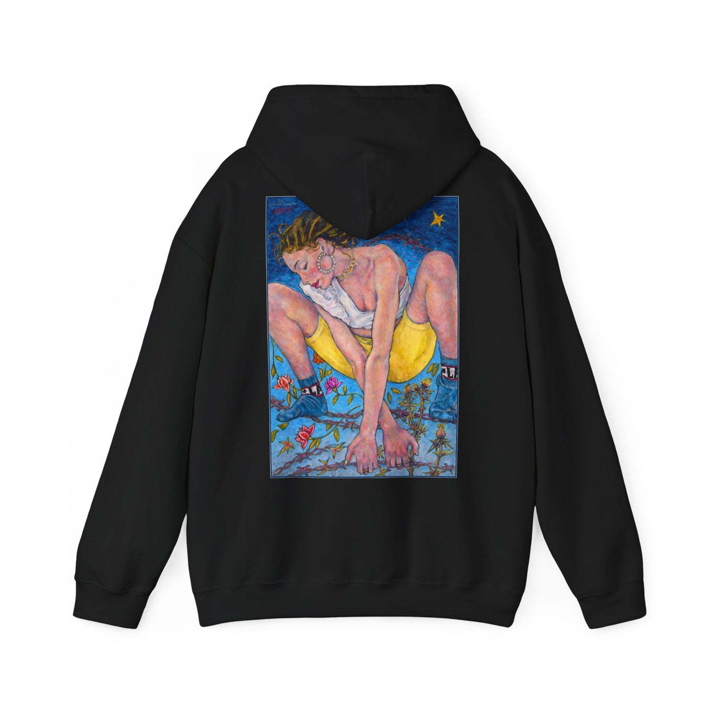 Unisex Heavy Blend™ Hooded Sweatshirt - Motiv: Rückseite "Alva", H43 cm