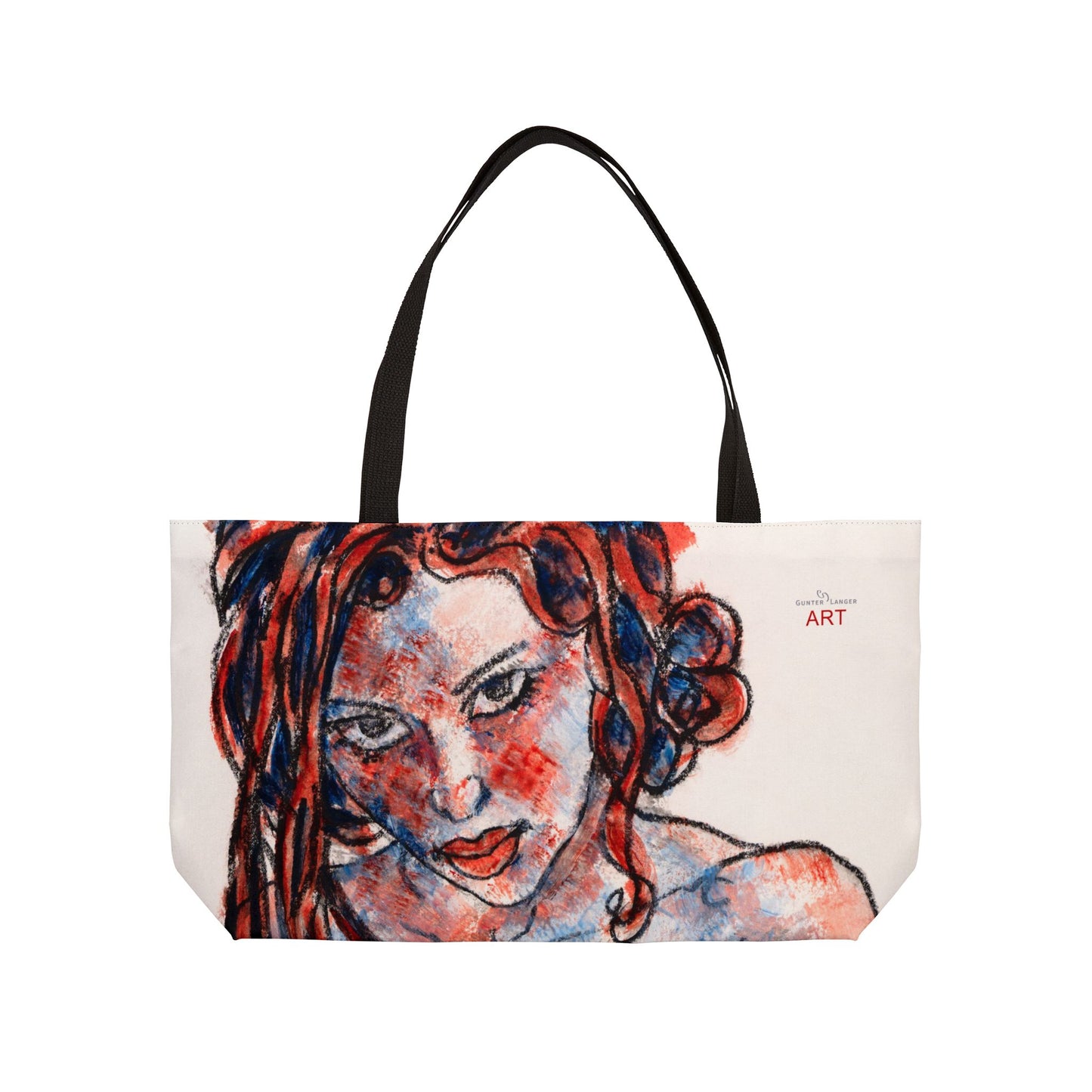 Weekender Tote Bag - Motiv Front Aaren u. Batia & Rückseite Adriana