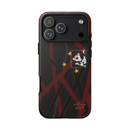 Tough Cases - iPhone - Motiv:  "Miau" klein H 8 cm, Sternenhimmel, Mikado3