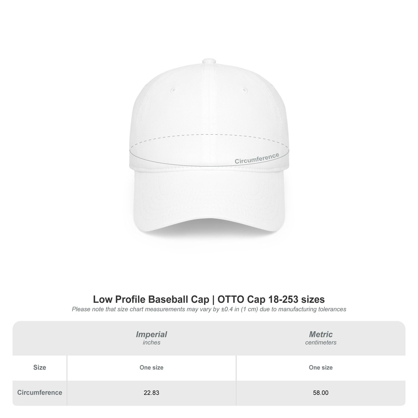 Low Profile Baseball Cap - Motiv: Sonne Mond und Sterne