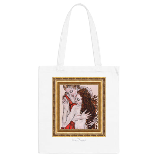 Tote Bag - Motiv: Bei dir (gerahmt), einseitig bedruckt, H 28,5 cm