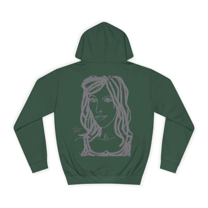 Unisex College Hoodie - Motiv: Esther grau klein & Esthe grau 2.2