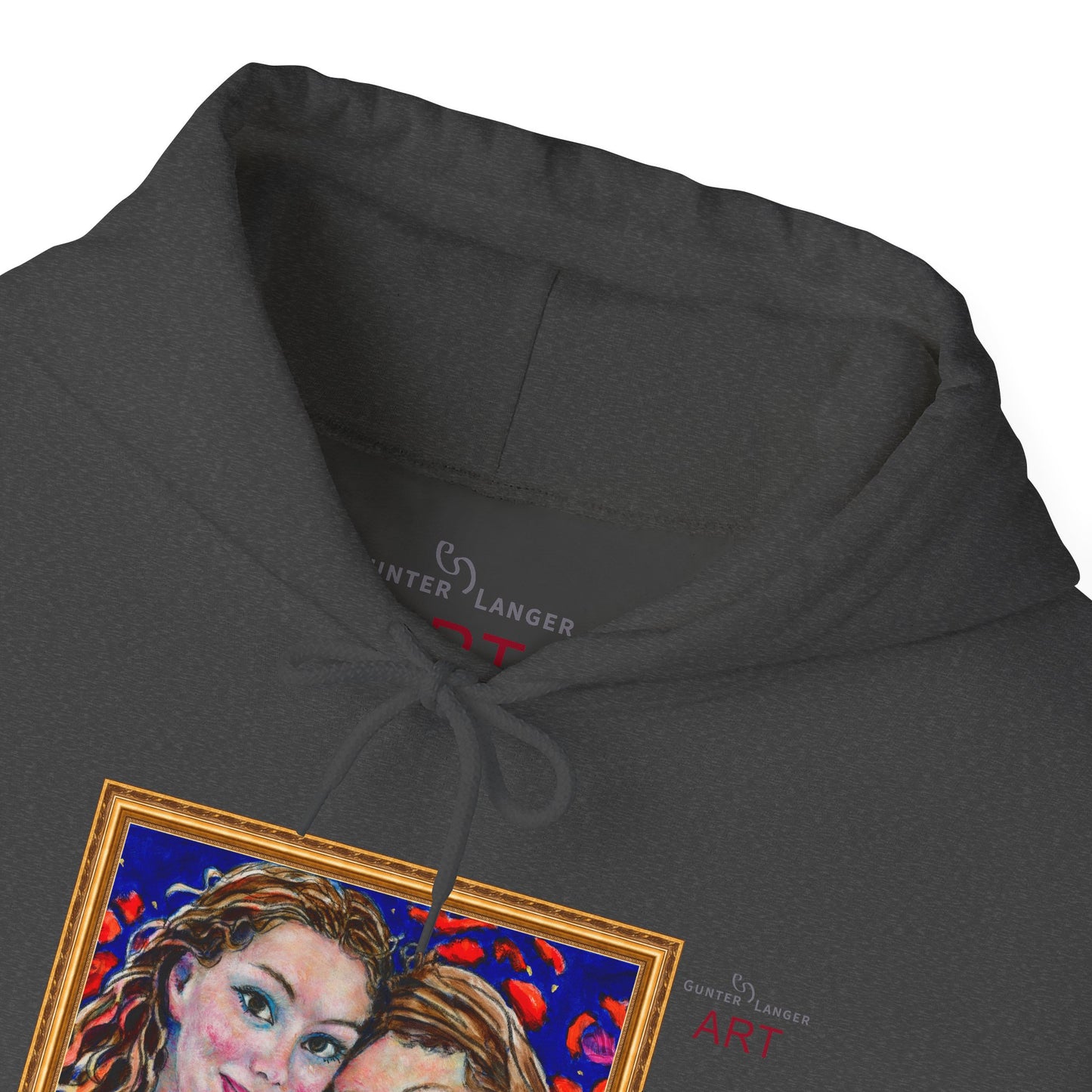 Unisex Heavy Blend™ Hooded Sweatshirt - Motiv: Front "Freundinnen" H 17,5 cm