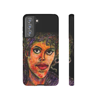 Tough Cases - Google Pixel - Samsung Galaxy - Motiv: MJ, Schwarz