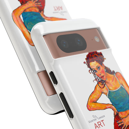 Tough Cases - Google Pixel - Samsung Galaxy - Motiv: Lea, Weiß