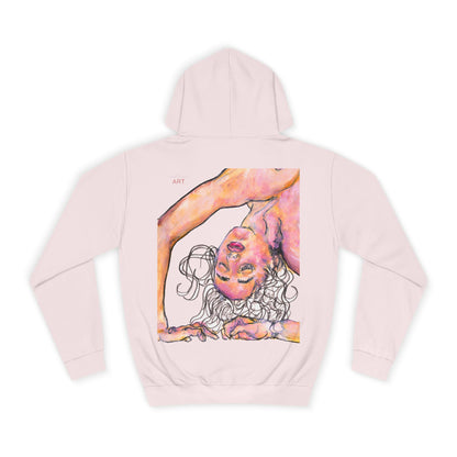 Unisex College Hoodie - Motiv: Rückseite Hanna, frei