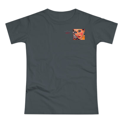 Single Jersey Women's T-shirt - Motiv: Lea, H 7 cm