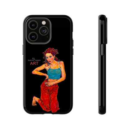 Tough Cases - iPhone - Motiv: Lea, Schwarz