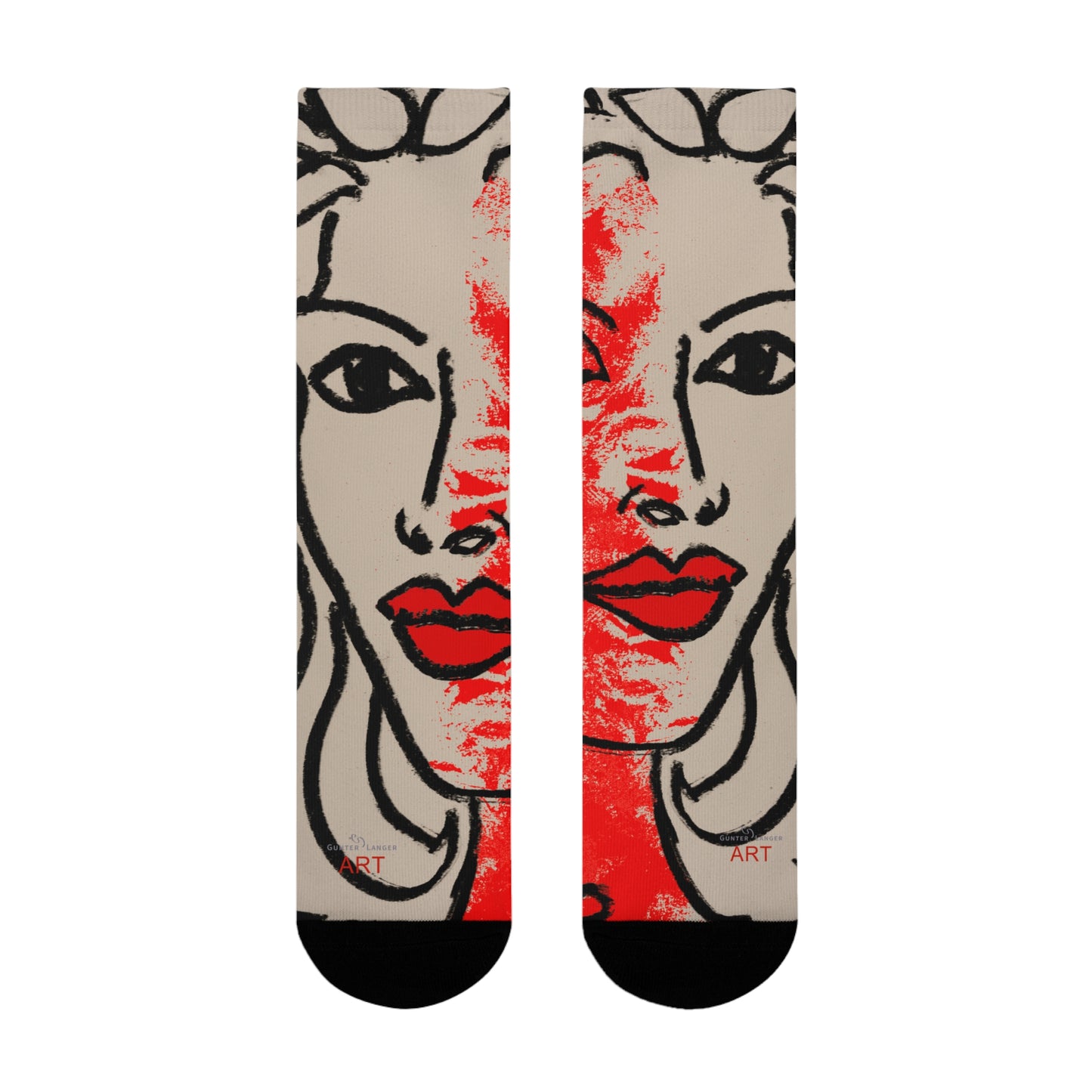 Sublimation Crew Socks (EU) - Motiv: Louisa S