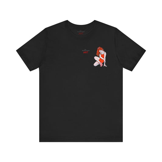 Unisex Jersey Short Sleeve Tee - Motiv: Front Julia, H12,5 cm