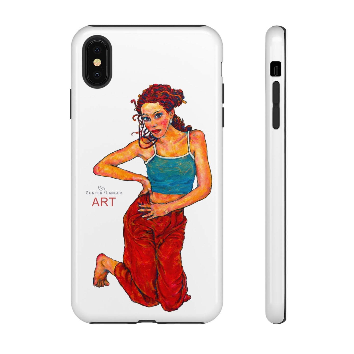 Tough Cases - iPhone - Motiv: Lea, Weiß