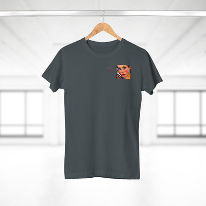 Single Jersey Women's T-shirt - Motiv: Lea, H 7 cm