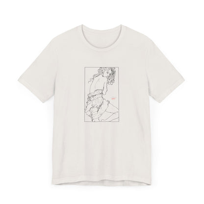 Unisex Jersey Short Sleeve Tee - Motiv: Front Giselle, im Kasten H 25 cm