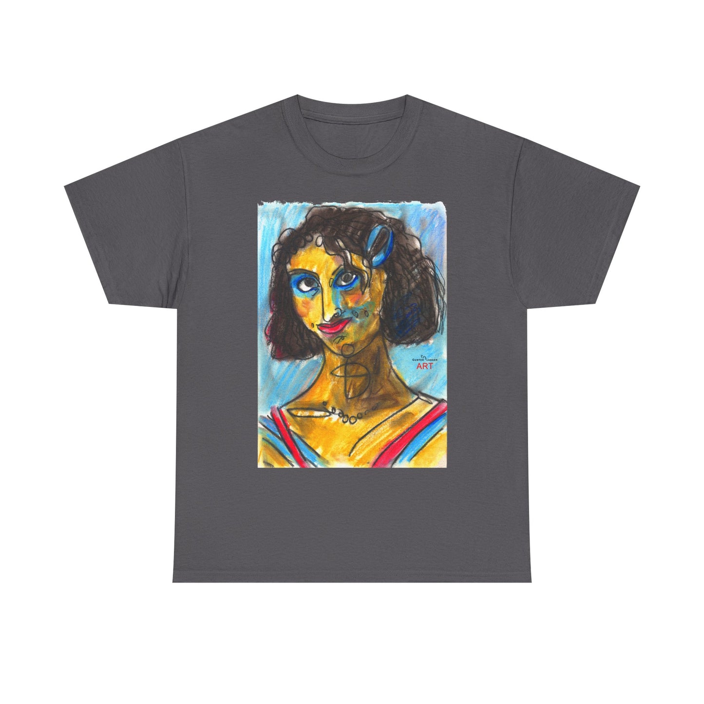 Unisex Heavy Cotton Tee - Motiv: Front Frechdax