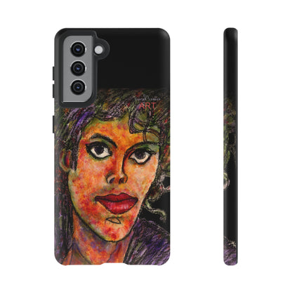 Tough Cases - Google Pixel - Samsung Galaxy - Motiv: MJ, Schwarz