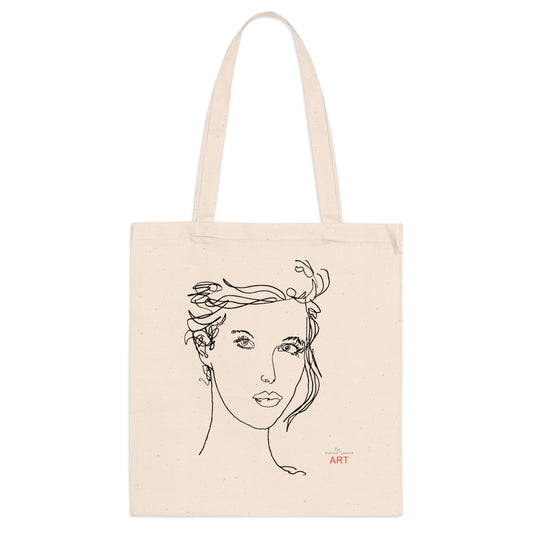 Tote Bag - Motiv: Helena, einseitig bedruckt, H 30,5 cm