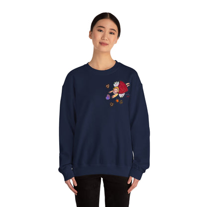 Unisex Heavy Blend™ Crewneck Sweatshirt - Motiv: Front Engel 3, H 11 cm
