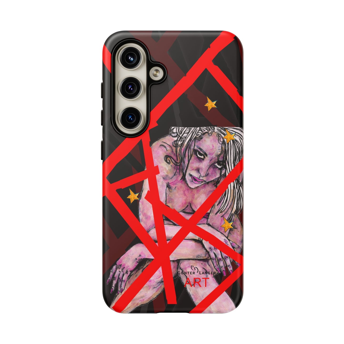 Tough Cases - Google Pixel - Samsung Galaxy - Motiv: Stella, Mikado