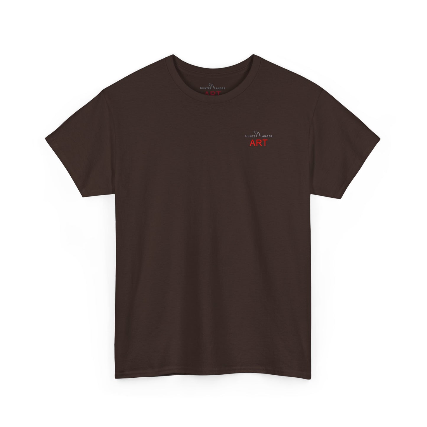 Unisex Heavy Cotton Tee - Motiv: Front Logo & Rückseite Lina, Neck Label